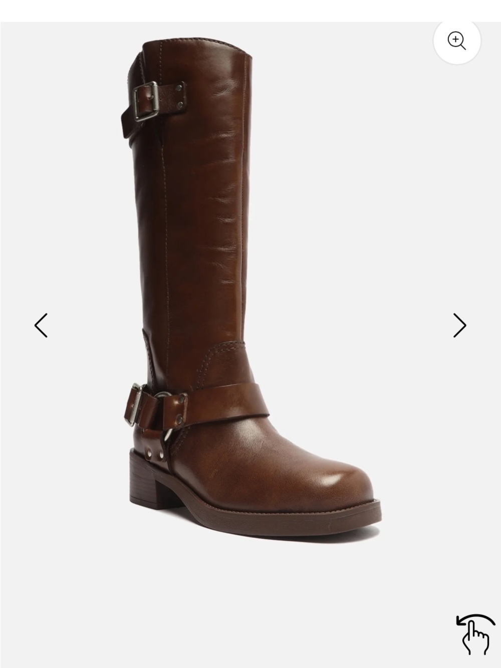 Clara Leather Block Boot